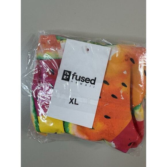 Fused Hawaii Haleakala Bikini Bottom Sz XL Summer Fruit Print Vacation Tropical - Picture 3 of 10